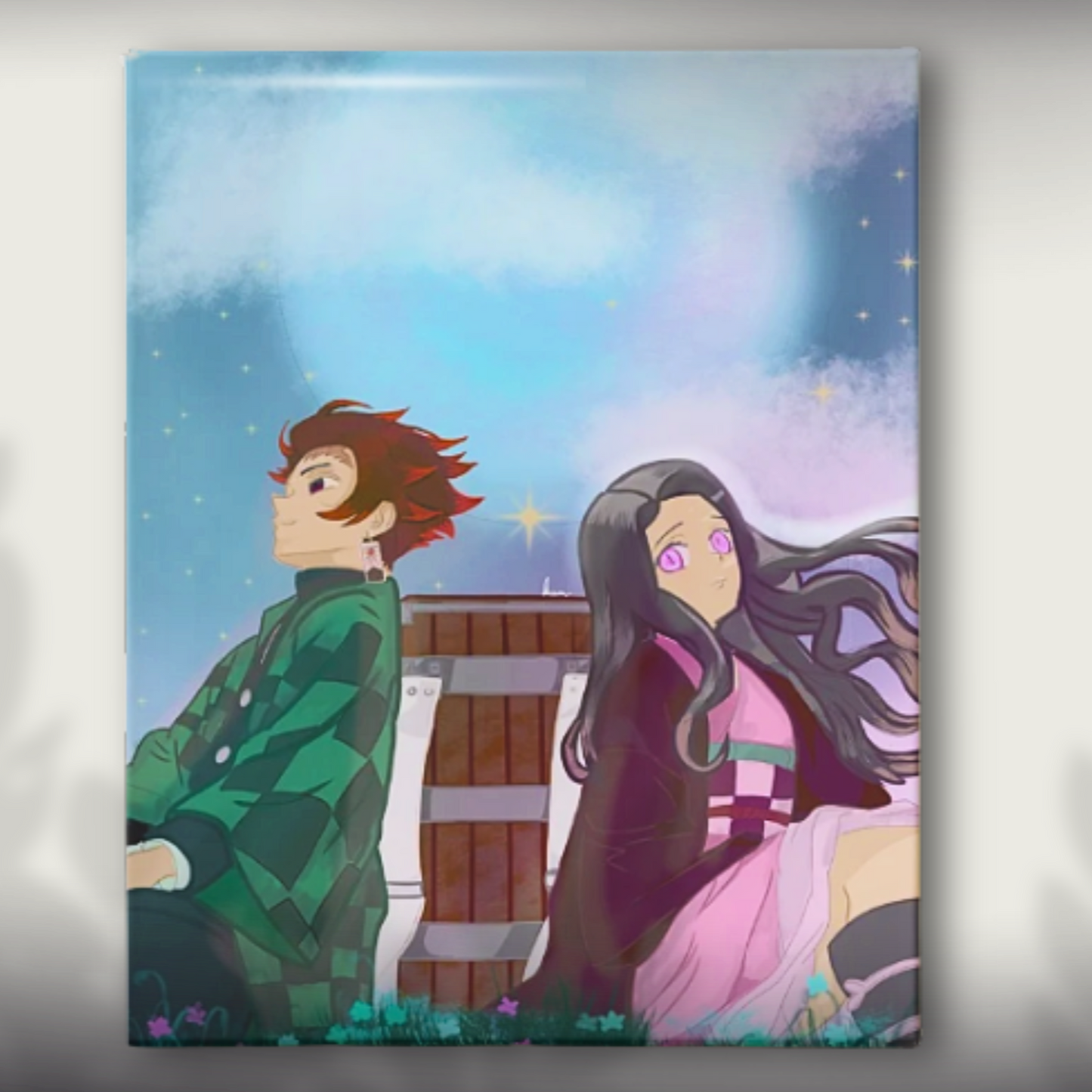 Tableau murale – Inspiration anime nocturne