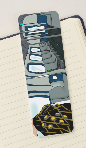 Marque-page illustré – Voyage urbain